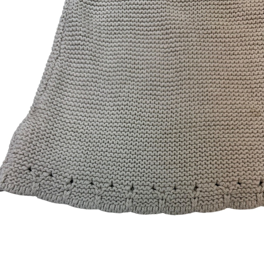 Cupcakes‎ & Cashmere Baby Cable Knit Dress 6-9M Bow Accent Beige - Picture 5 of 10